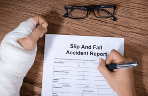 slip and fall injury claim